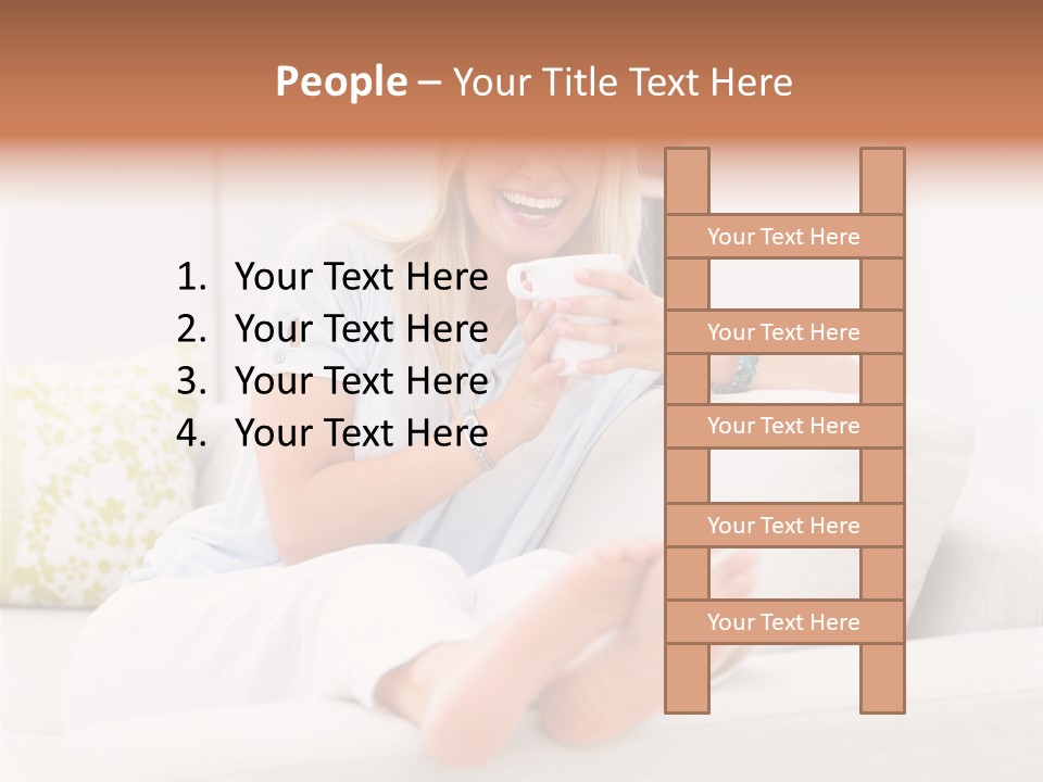 Portrait Young House PowerPoint Template