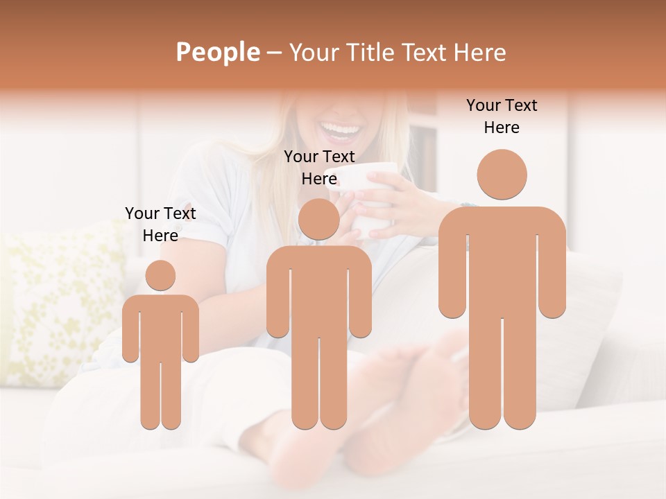 Portrait Young House PowerPoint Template