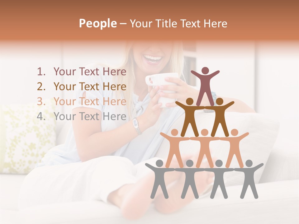 Portrait Young House PowerPoint Template