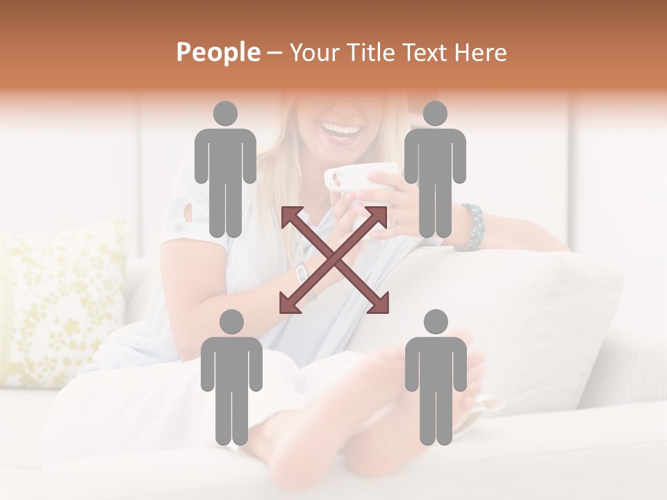 Portrait Young House PowerPoint Template