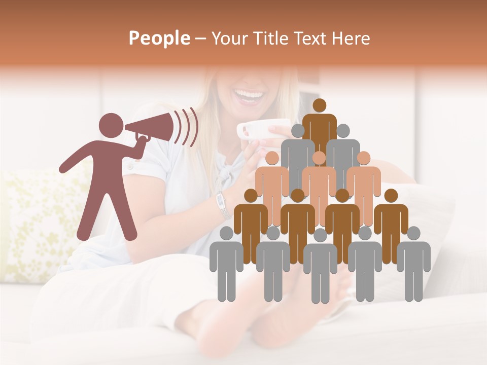 Portrait Young House PowerPoint Template