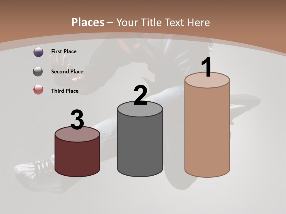 Exercising Elegance Male PowerPoint Template