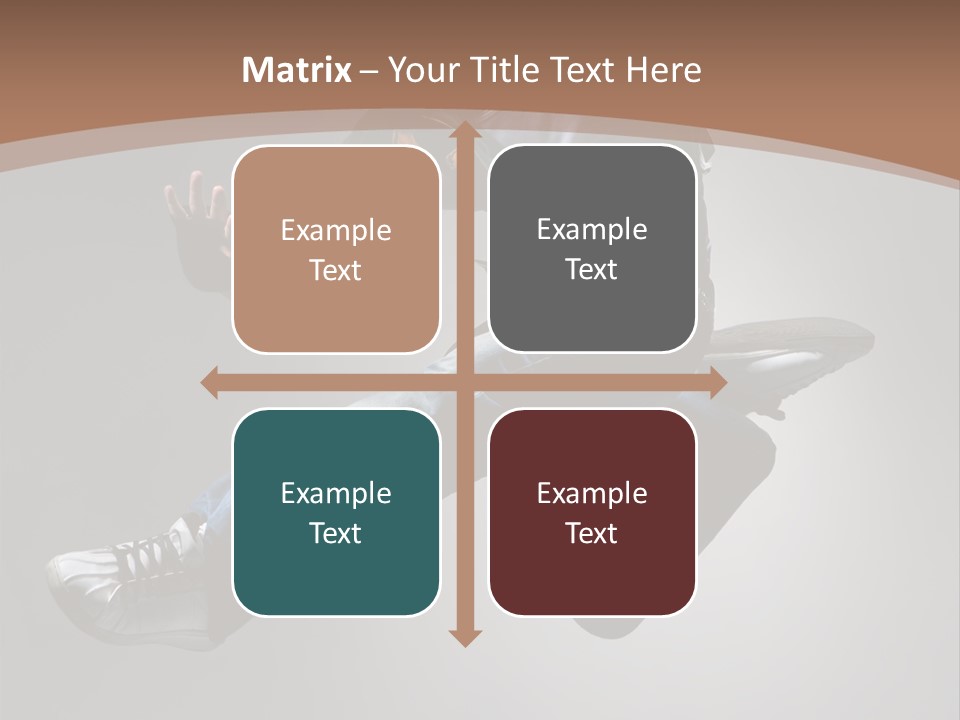 Exercising Elegance Male PowerPoint Template