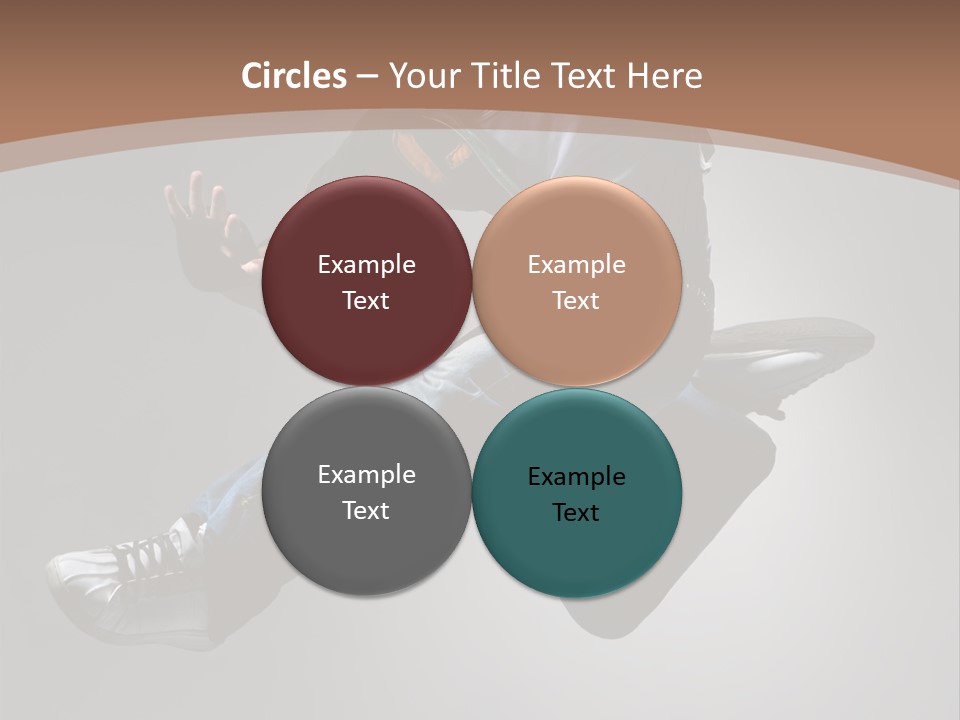 Exercising Elegance Male PowerPoint Template