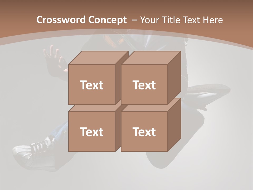 Exercising Elegance Male PowerPoint Template