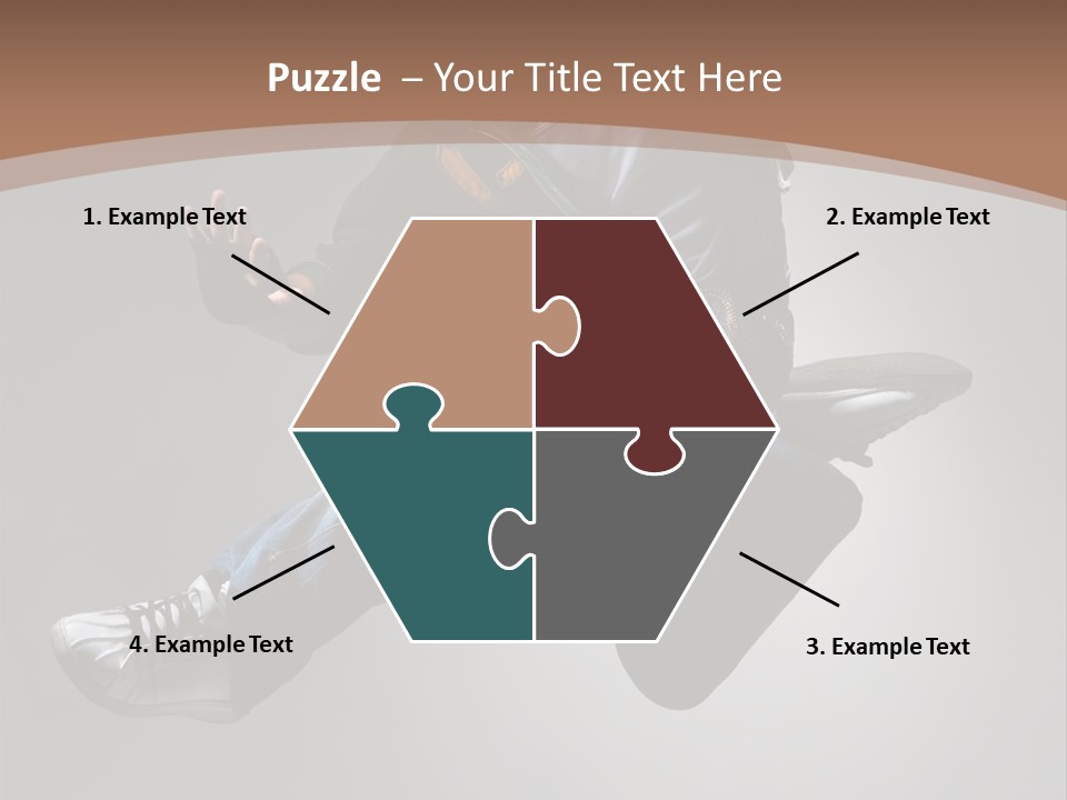 Exercising Elegance Male PowerPoint Template