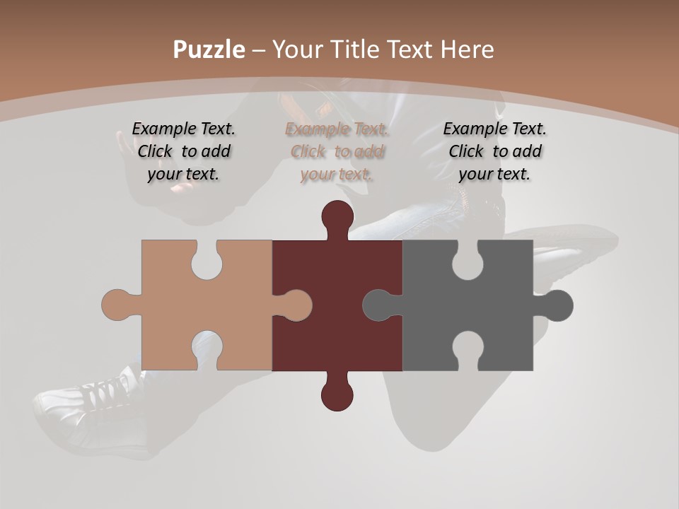 Exercising Elegance Male PowerPoint Template