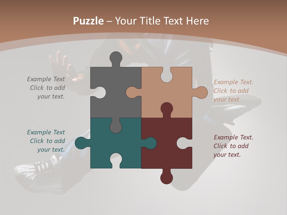 Exercising Elegance Male PowerPoint Template