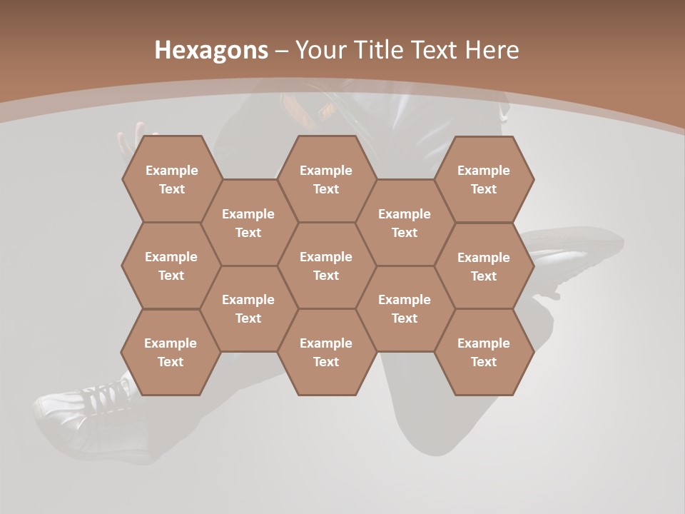 Exercising Elegance Male PowerPoint Template