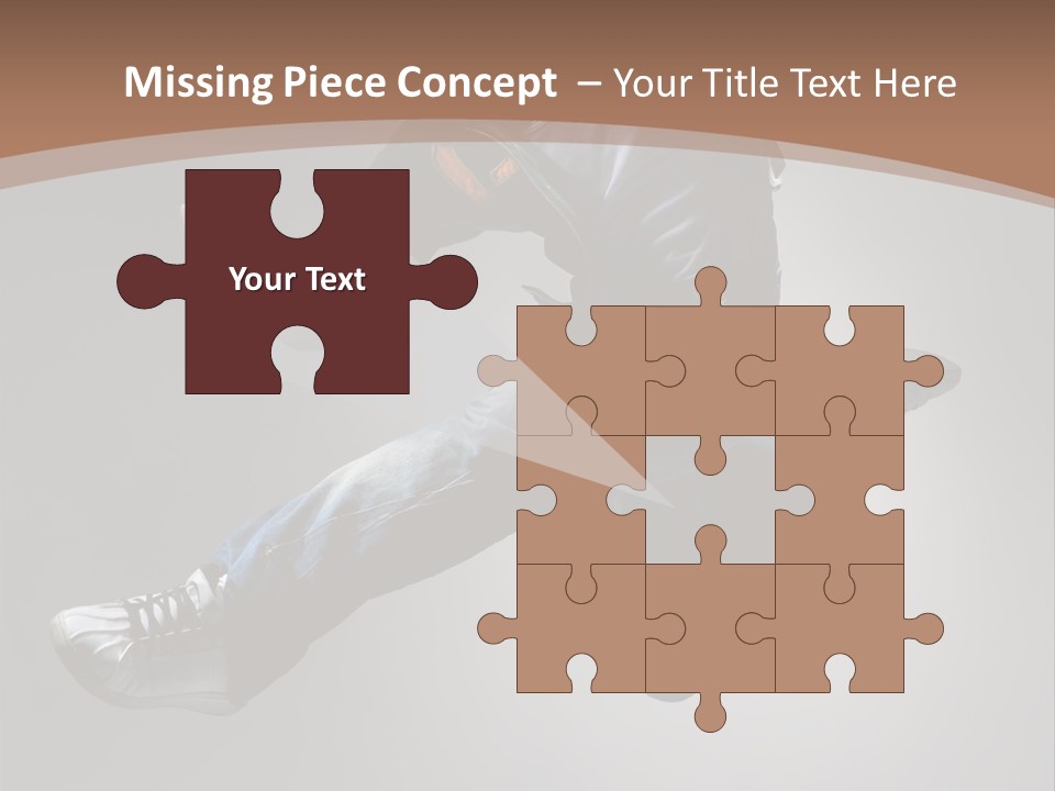 Exercising Elegance Male PowerPoint Template