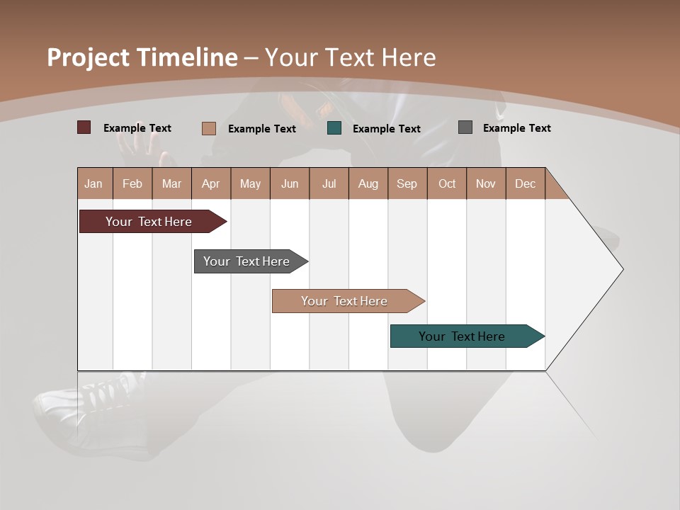 Exercising Elegance Male PowerPoint Template