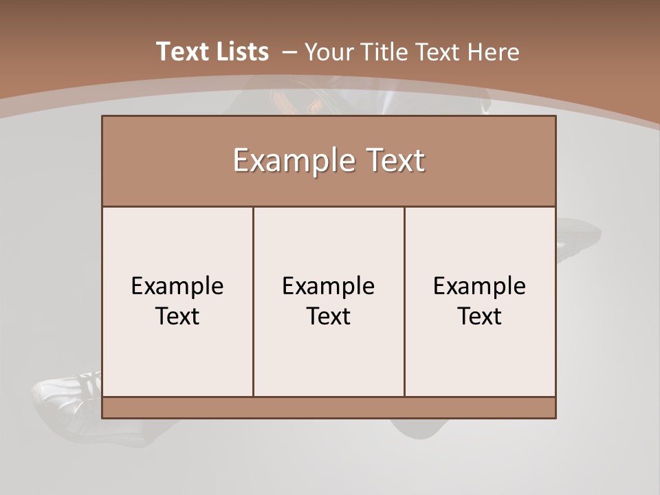 Exercising Elegance Male PowerPoint Template