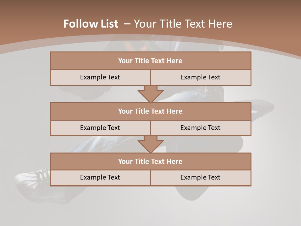 Exercising Elegance Male PowerPoint Template