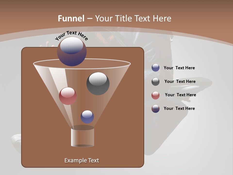 Exercising Elegance Male PowerPoint Template