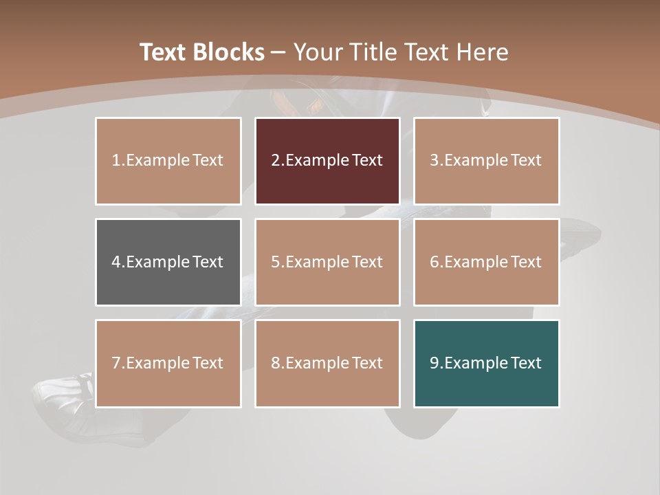 Exercising Elegance Male PowerPoint Template