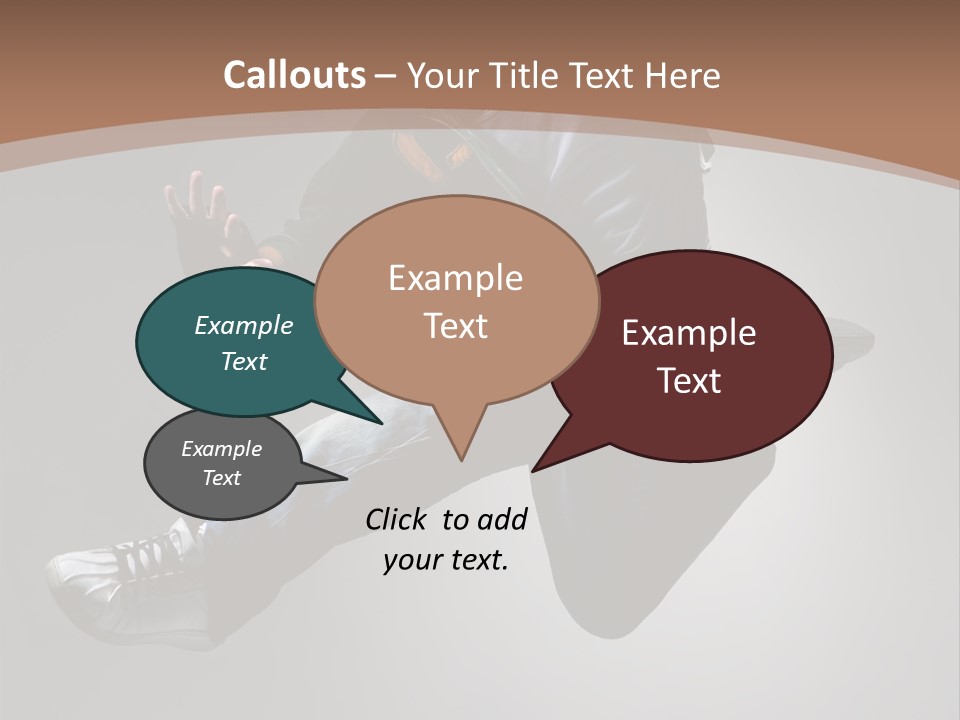 Exercising Elegance Male PowerPoint Template