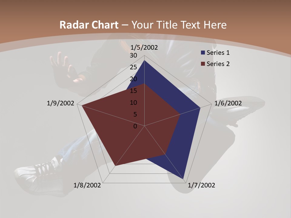 Exercising Elegance Male PowerPoint Template