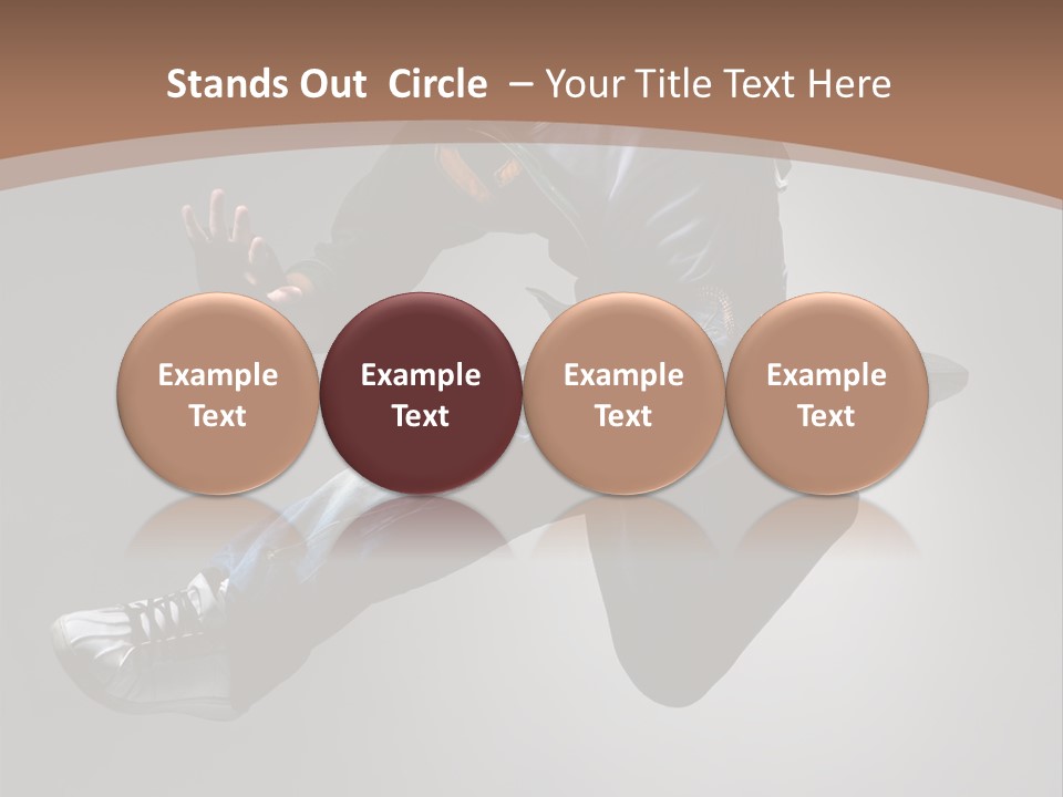 Exercising Elegance Male PowerPoint Template