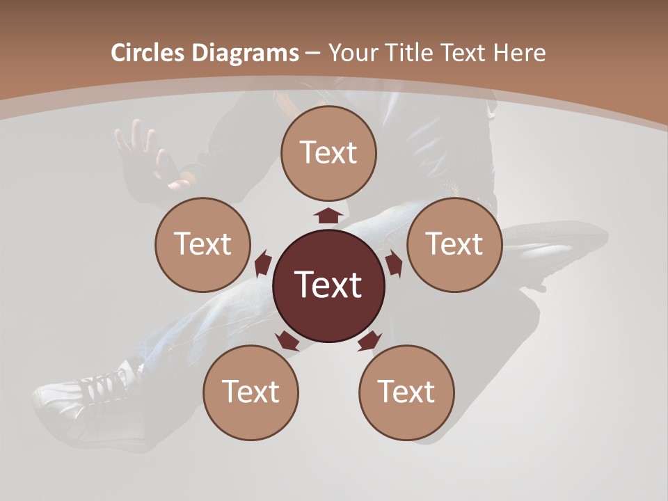 Exercising Elegance Male PowerPoint Template