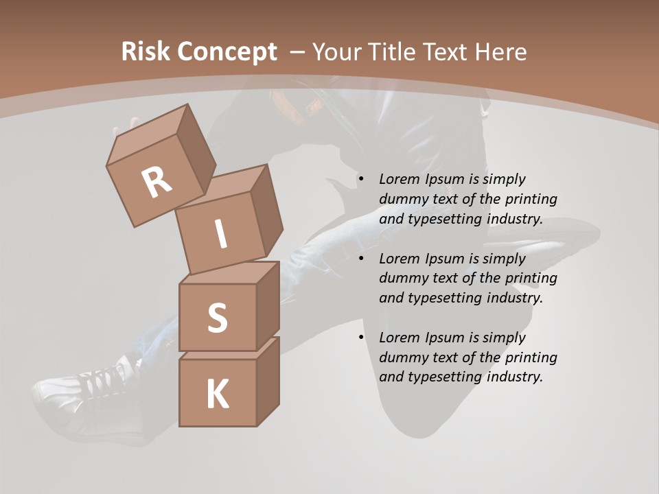 Exercising Elegance Male PowerPoint Template