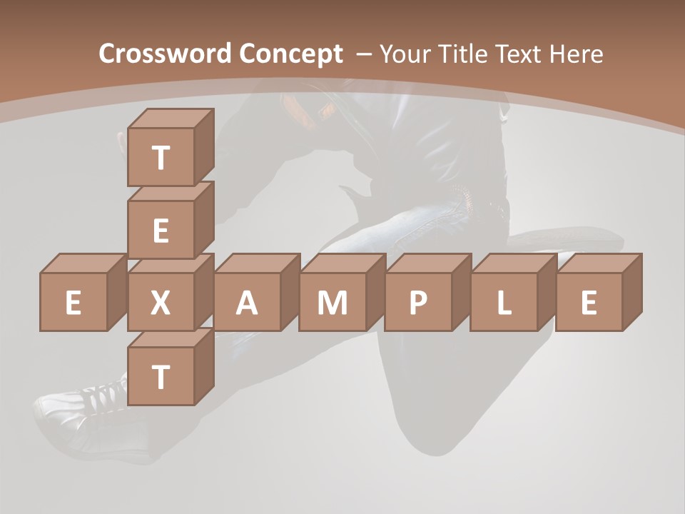 Exercising Elegance Male PowerPoint Template