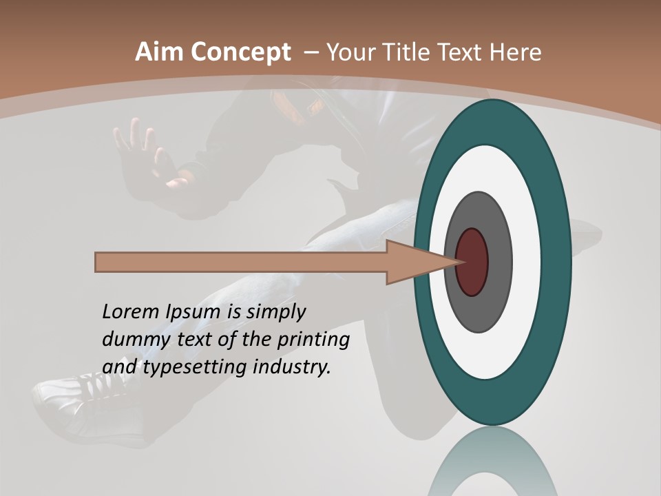 Exercising Elegance Male PowerPoint Template