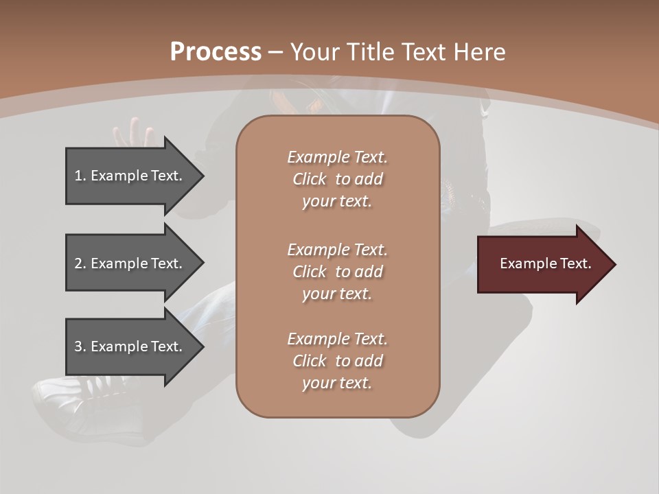 Exercising Elegance Male PowerPoint Template
