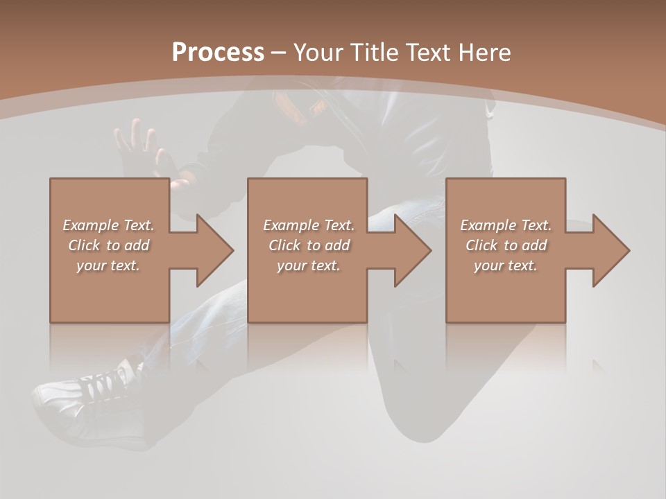 Exercising Elegance Male PowerPoint Template