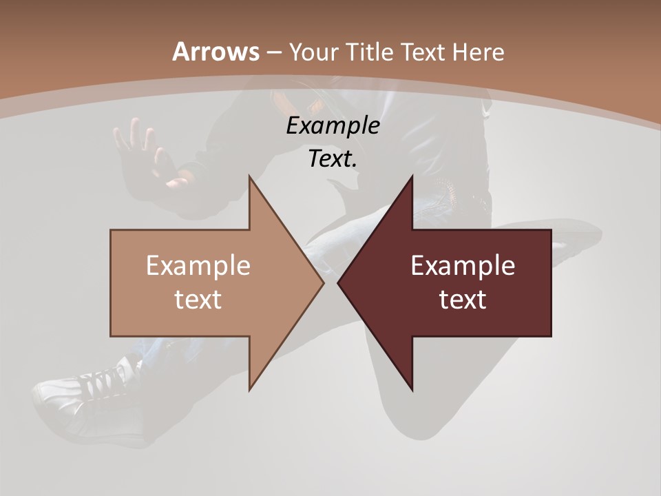 Exercising Elegance Male PowerPoint Template
