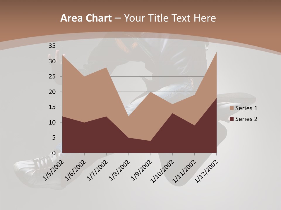 Exercising Elegance Male PowerPoint Template