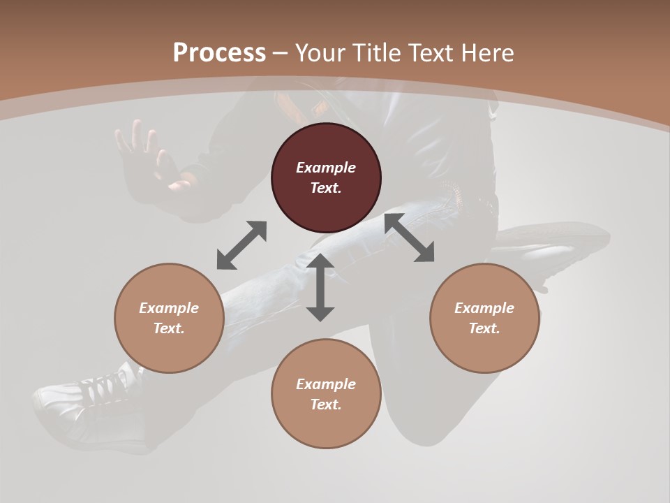 Exercising Elegance Male PowerPoint Template
