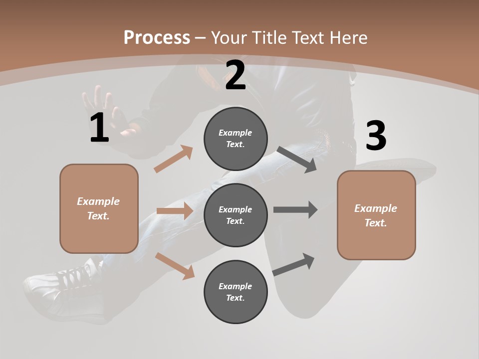 Exercising Elegance Male PowerPoint Template