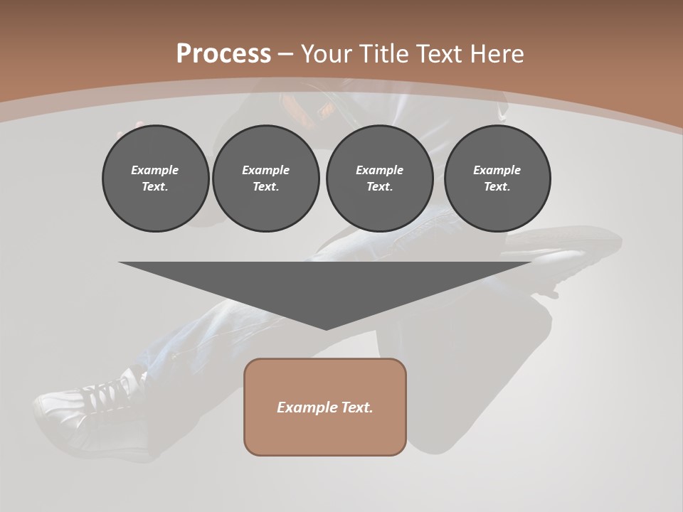 Exercising Elegance Male PowerPoint Template