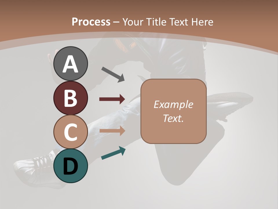 Exercising Elegance Male PowerPoint Template