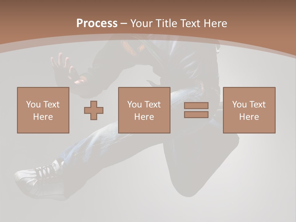 Exercising Elegance Male PowerPoint Template