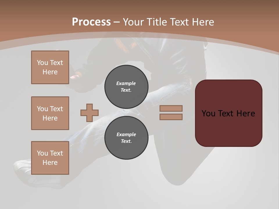 Exercising Elegance Male PowerPoint Template