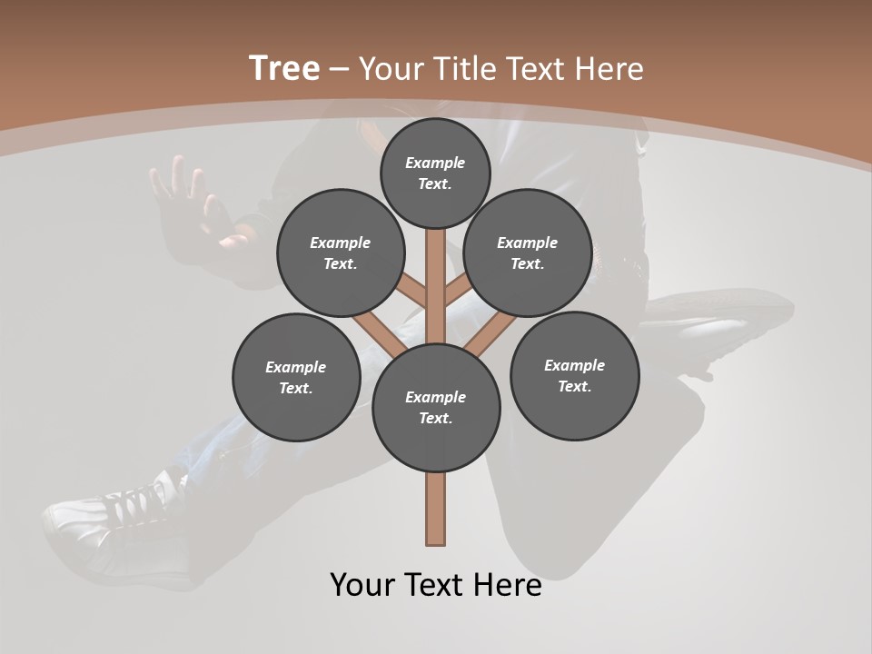 Exercising Elegance Male PowerPoint Template