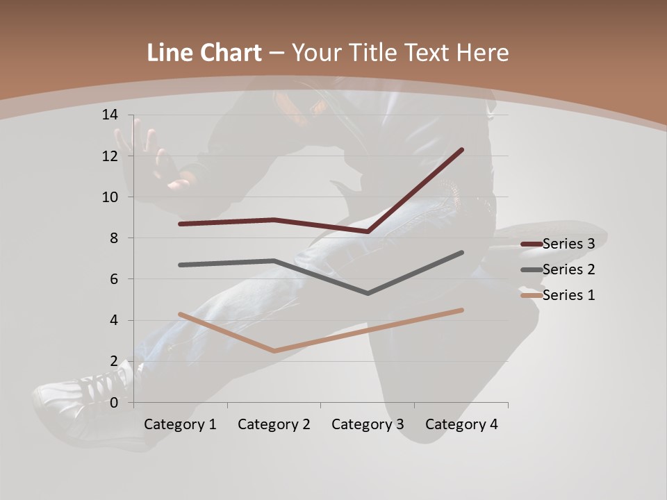 Exercising Elegance Male PowerPoint Template