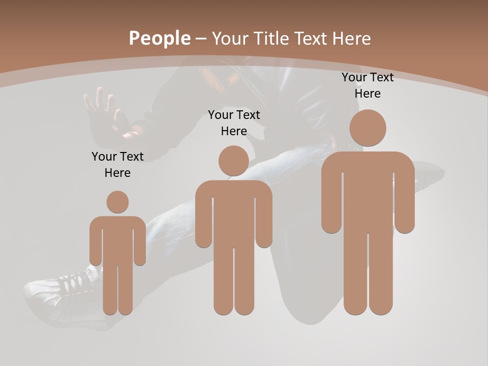 Exercising Elegance Male PowerPoint Template