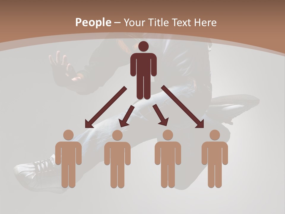 Exercising Elegance Male PowerPoint Template