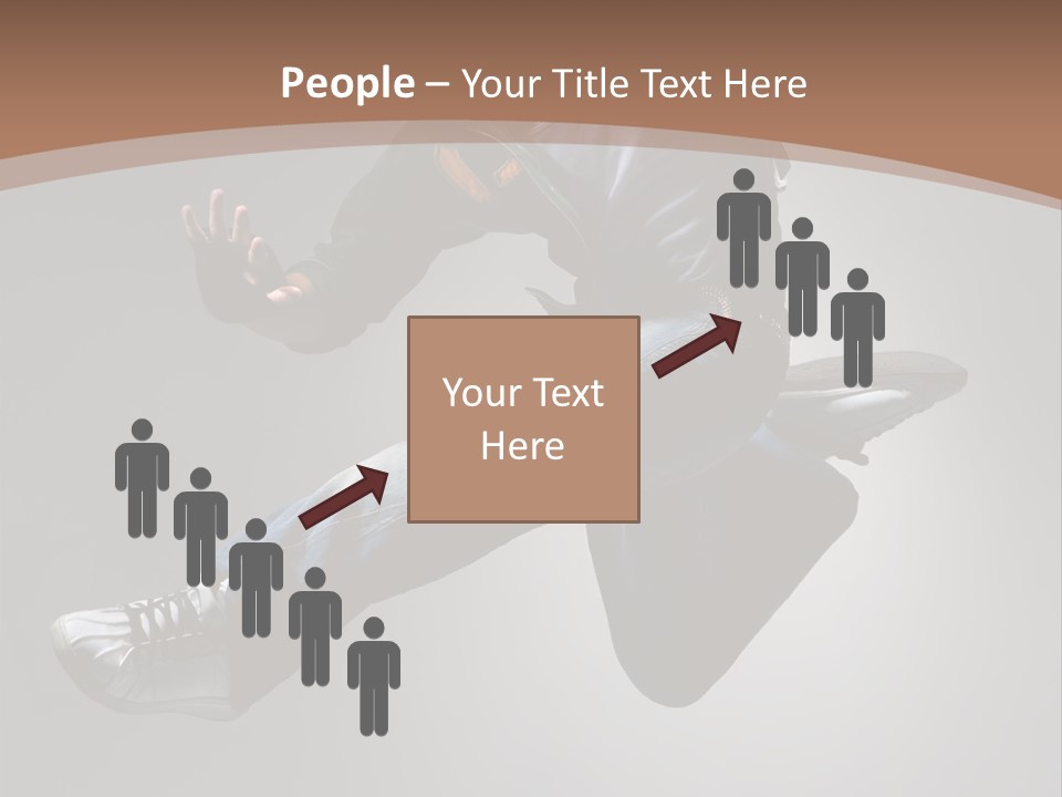 Exercising Elegance Male PowerPoint Template