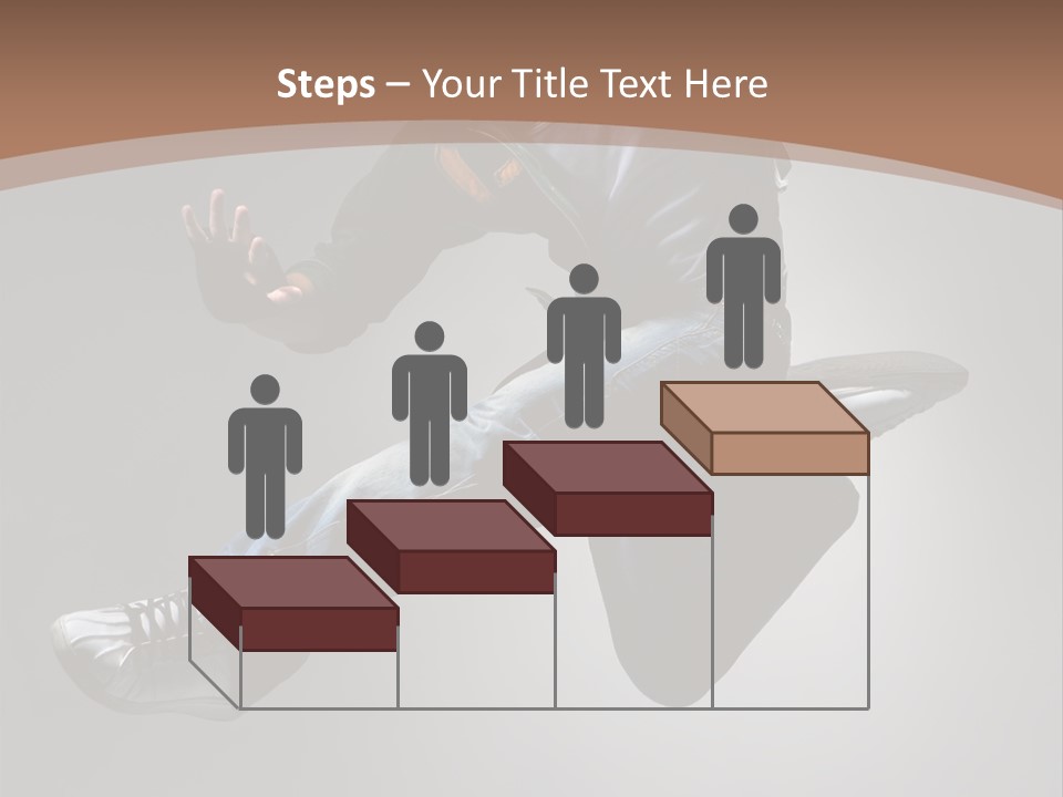 Exercising Elegance Male PowerPoint Template