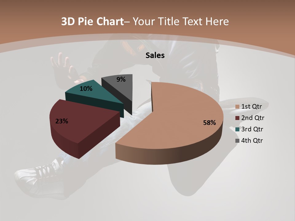 Exercising Elegance Male PowerPoint Template