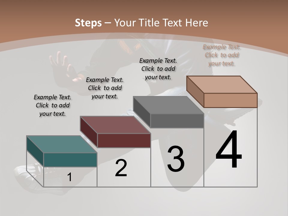 Exercising Elegance Male PowerPoint Template