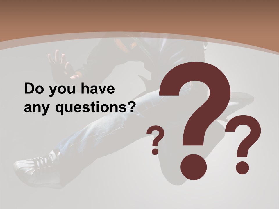 Exercising Elegance Male PowerPoint Template