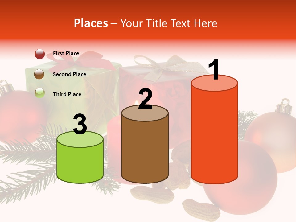 Gift Package Bow PowerPoint Template