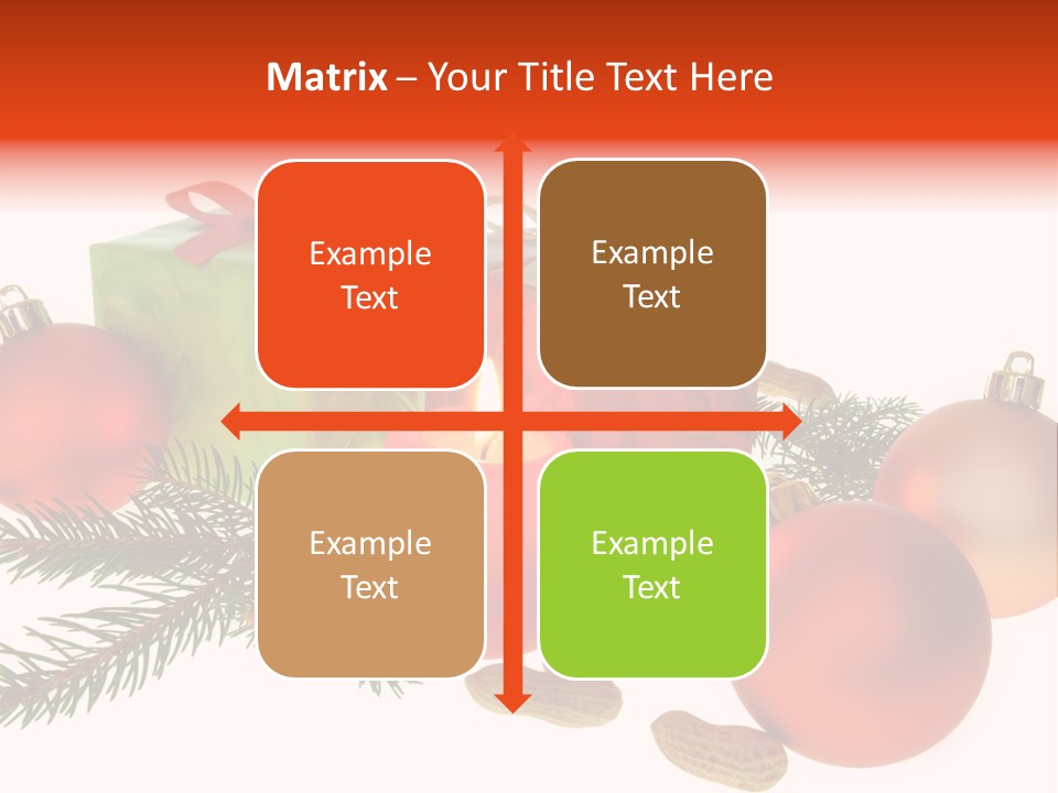 Gift Package Bow PowerPoint Template