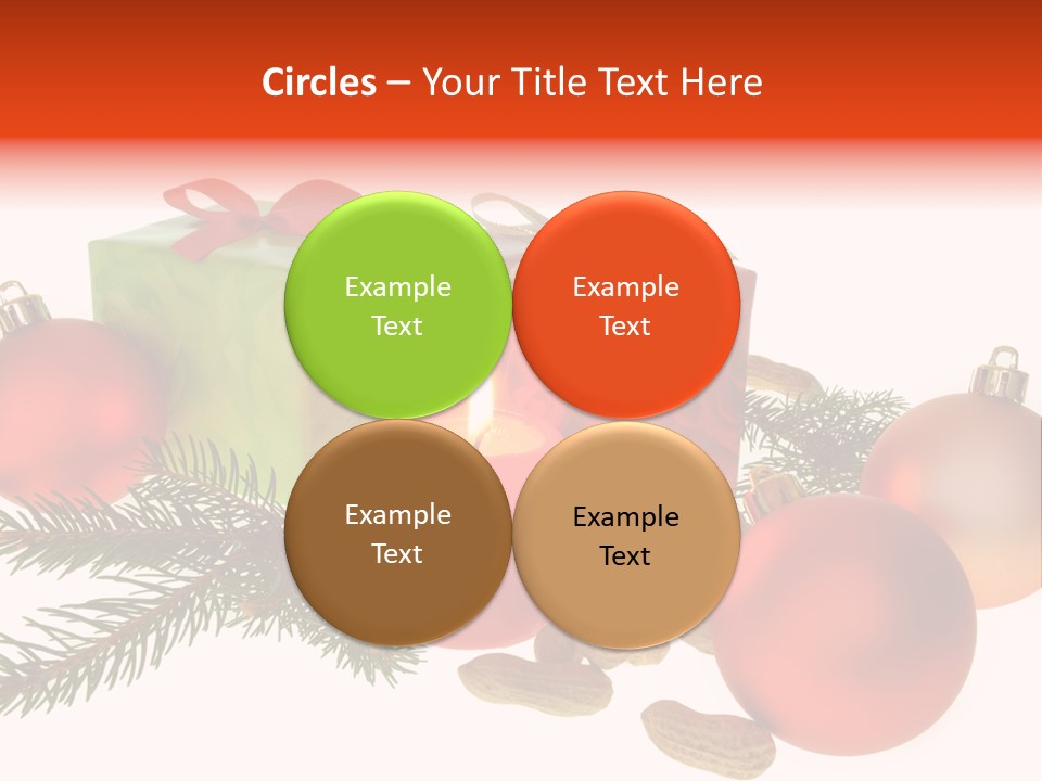 Gift Package Bow PowerPoint Template