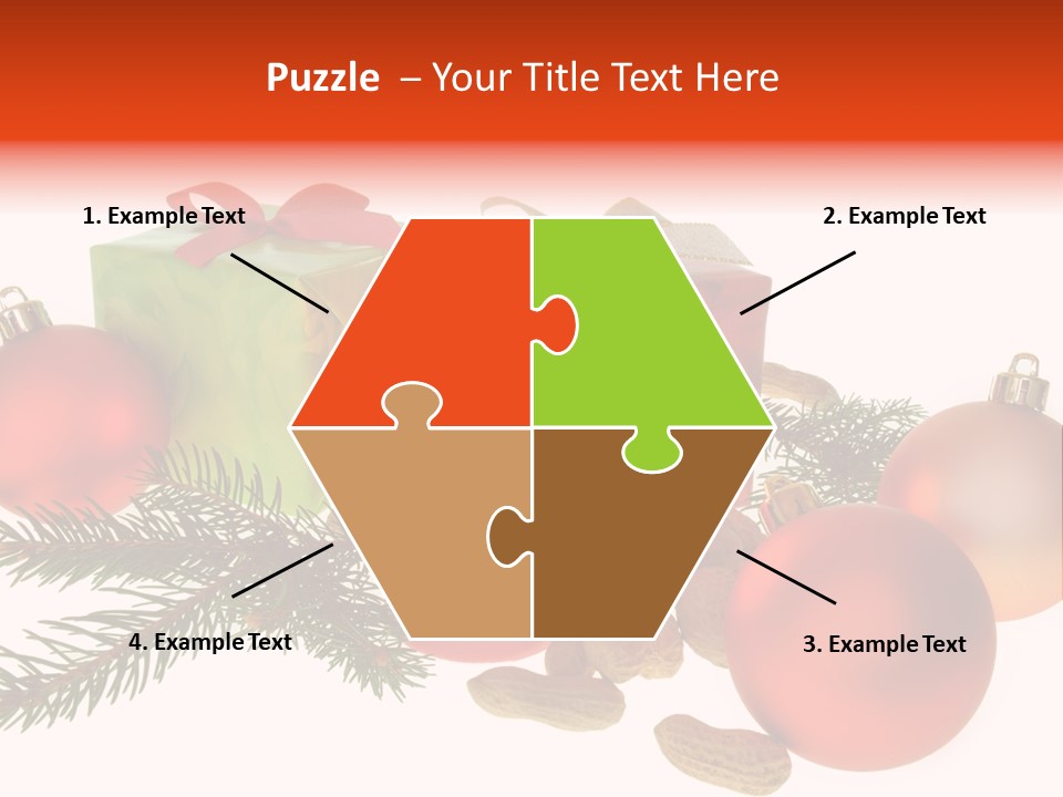 Gift Package Bow PowerPoint Template