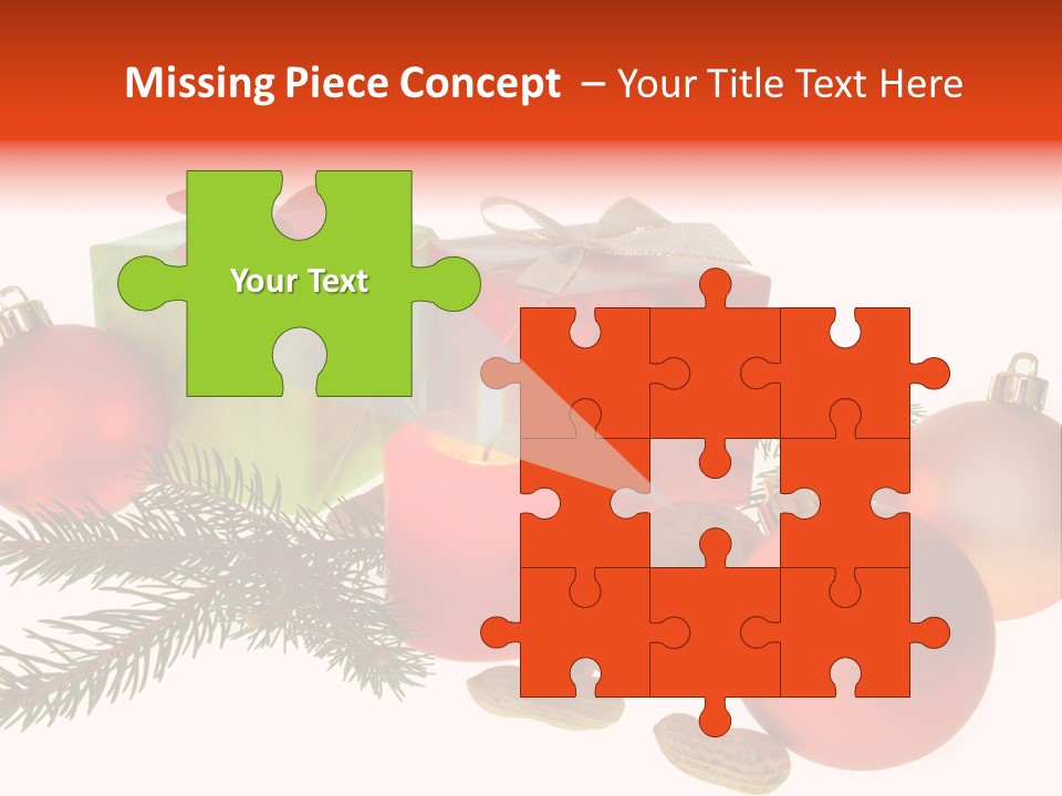 Gift Package Bow PowerPoint Template